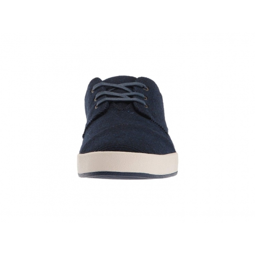 TOMS Men's Paseo Wool Sneaker, 10 D(M) US Navy Microstripe Wool - NEW IN - NEW! - Picture 3 of 7